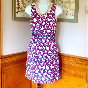 Lilly Pulitzer Iggy cutout Gillty shift dress Sz 4
